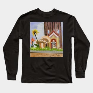 Mouse and a House Long Sleeve T-Shirt